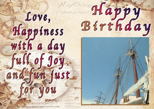 NCJP - Happy Birthday Boats