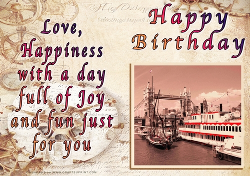 NCJP - Happy Birthday Boats