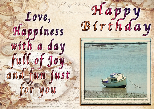 NCJP - Happy Birthday Boats