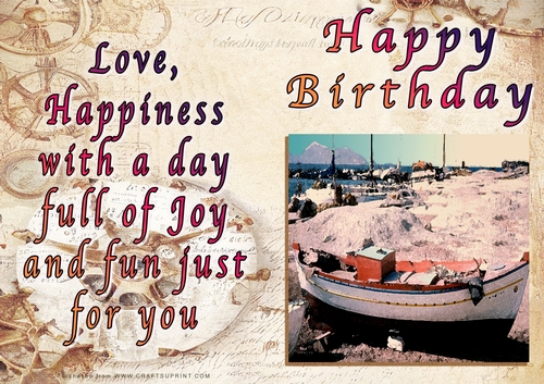 NCJP - Happy Birthday Boats