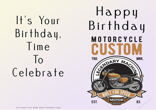NCJP - Happy Birthday Cars and Bikes