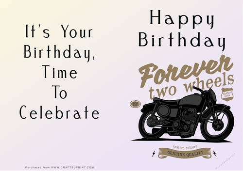 NCJP - Happy Birthday Cars and Bikes
