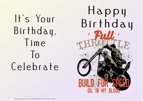 NCJP - Happy Birthday Cars and Bikes