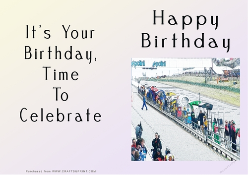 NCJP - Happy Birthday - Motorbikes and Cars