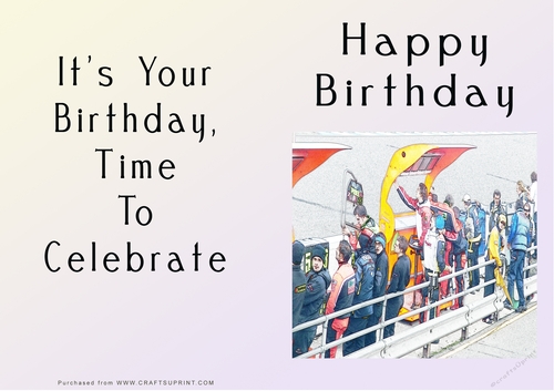 NCJP - Happy Birthday - Motorbikes and Cars