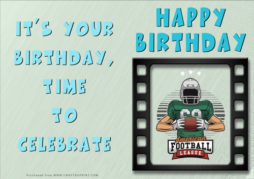 NCJP - Male Birthday - Sports Indoor and Outdoor