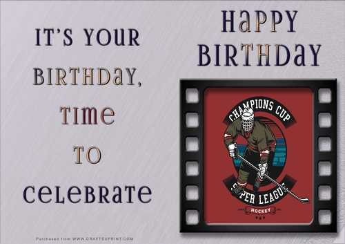 NCJP - Happy Birthday - Sports Indoor and Outdoor