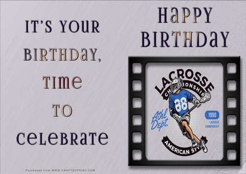 NCJP - Happy Birthday - Sports Indoor and Outdoor