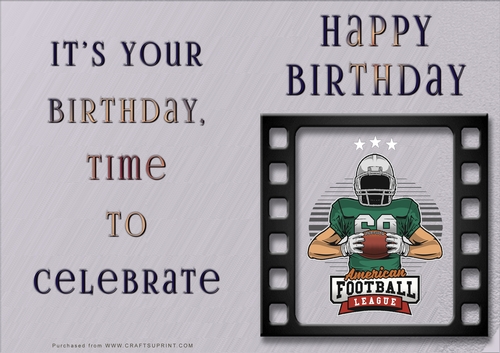 NCJP - Happy Birthday - Sports Indoor and Outdoor