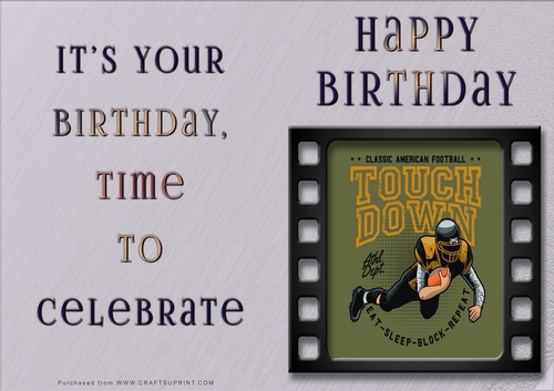 NCJP - Happy Birthday - Sports Indoor and Outdoor