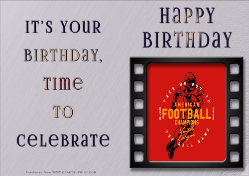 NCJP - Happy Birthday - Sports Indoor and Outdoor