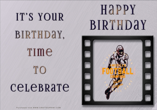 NCJP - Happy Birthday - Sports Indoor and Outdoor