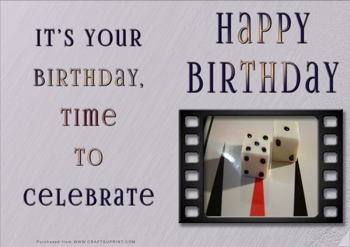 NCJP - Happy Birthday - Sports Indoor and Outdoor