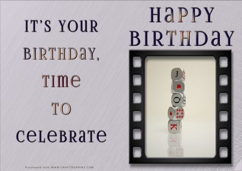 NCJP - Happy Birthday - Sports Indoor and Outdoor