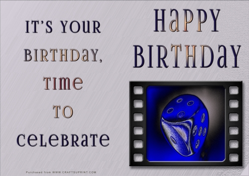 NCJP - Happy Birthday - Sports Indoor and Outdoor
