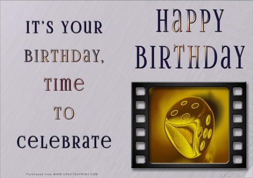 NCJP - Happy Birthday - Sports Indoor and Outdoor