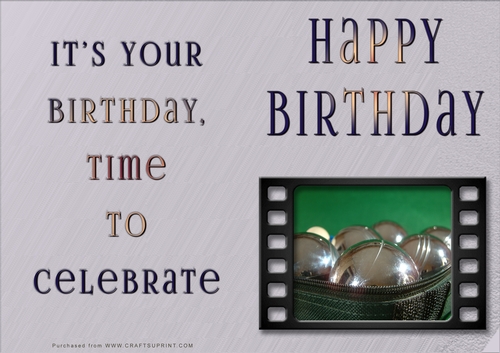 NCJP - Happy Birthday - Sports Indoor and Outdoor