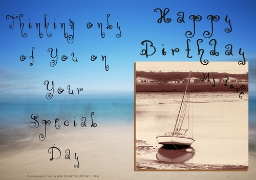 NCJP - Happy Birthday - Boats