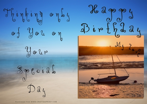 NCJP - Happy Birthday - Boats
