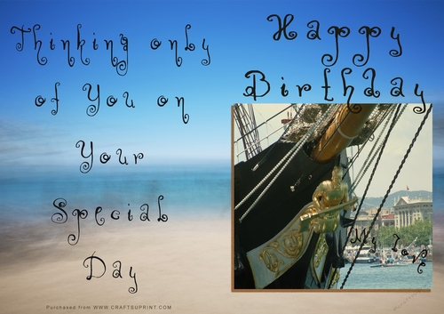 NCJP - Happy Birthday - Boats