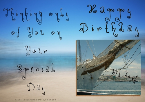 NCJP - Happy Birthday - Boats