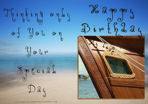 NCJP - Happy Birthday - Boats