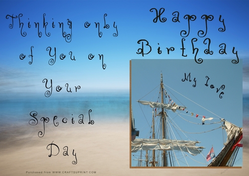 NCJP - Happy Birthday - Boats