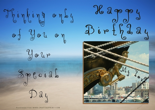 NCJP - Happy Birthday - Boats