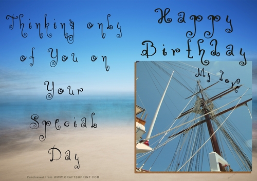 NCJP - Happy Birthday - Boats