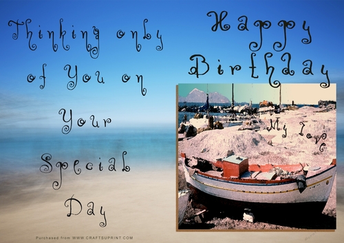 NCJP - Happy Birthday - Boats