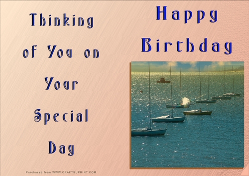 NCJP - Happy Birthday - Boats
