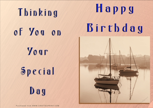 NCJP - Happy Birthday - Boats