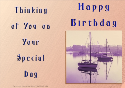 NCJP - Happy Birthday - Boats