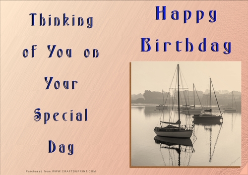 NCJP - Happy Birthday - Boats