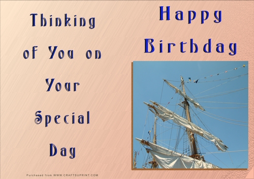 NCJP - Happy Birthday - Boats