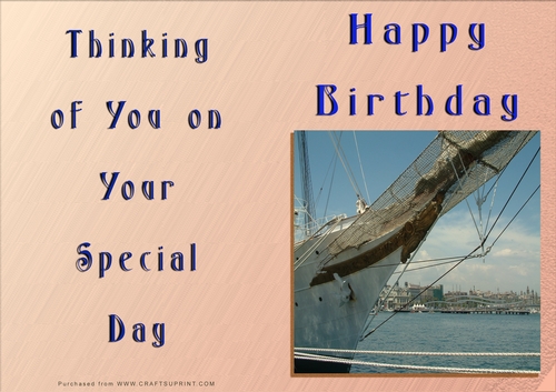 NCJP - Happy Birthday - Boats