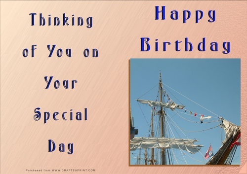 NCJP - Happy Birthday - Boats