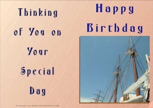 NCJP - Happy Birthday - Boats