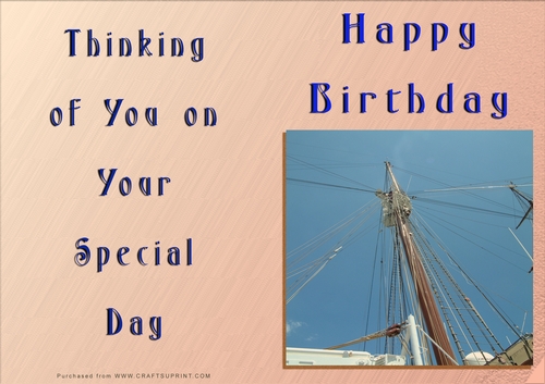 NCJP - Happy Birthday - Boats