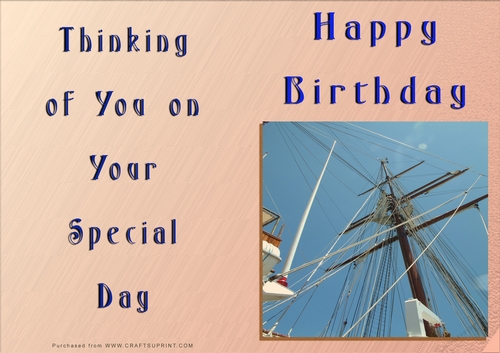 NCJP - Happy Birthday - Boats