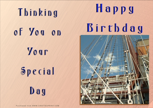 NCJP - Happy Birthday - Boats