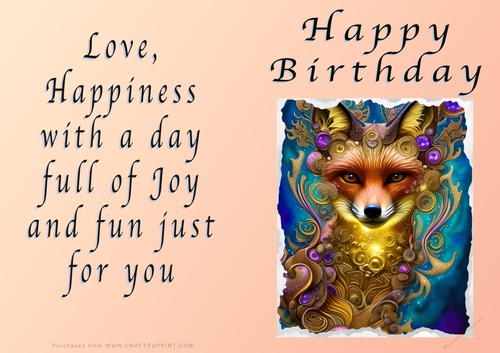 NCJP - Birthday Fantasy Fox