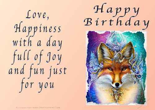 NCJP - Birthday Fantasy Fox