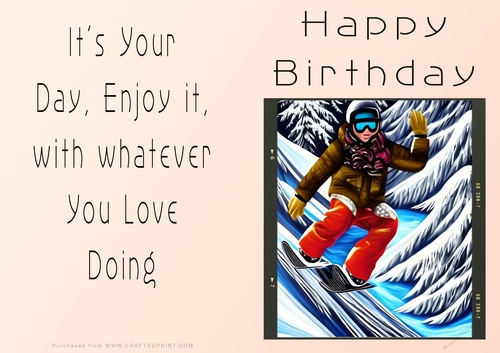 NCJP - Birthday Fantasy SNowboarding and Skiing