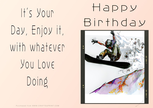 NCJP - Birthday Fantasy SNowboarding and Skiing
