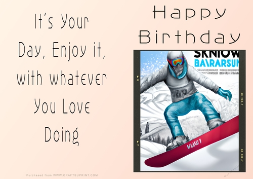 NCJP - Birthday Fantasy Snowboarding and skiing