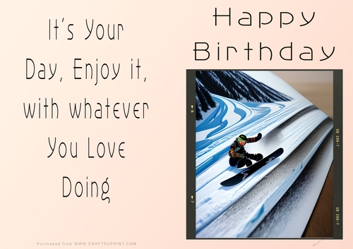 NCJP - Birthday Fantasy Snowboarding and skiing