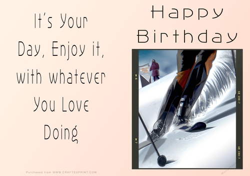 NCJP - Birthday Fantasy Snowboarding and skiing