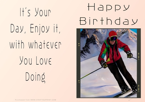 NCJP - Birthday Fantasy Snowboarding and skiing