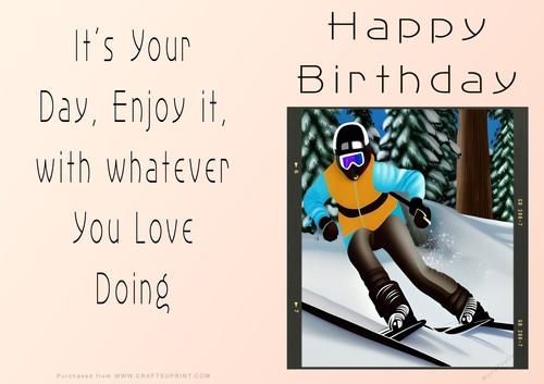 NCJP - Birthday Fantasy Snowboarding and skiing